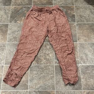 Thread & Supply Brown Patterned Pants